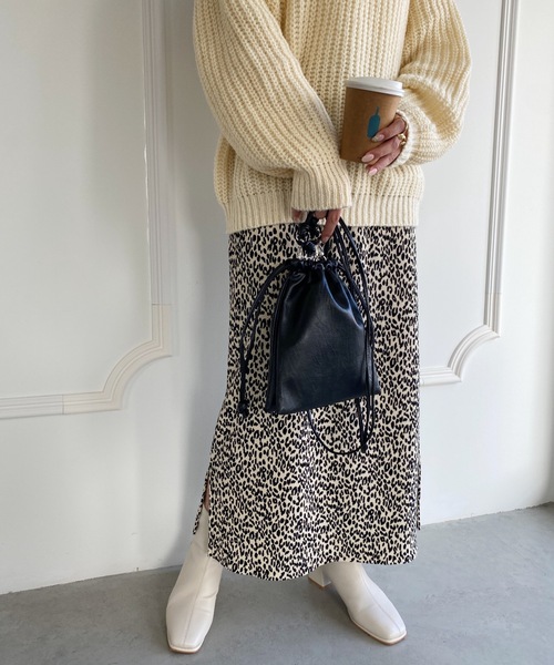 MYMOOD.（マイムード）の「2WAY巾着ミニショルダーバッグ（ショルダーバッグ・レディース・ブラック/アイボリー/ベージュ/シルバー・FREE）」の18枚目の写真