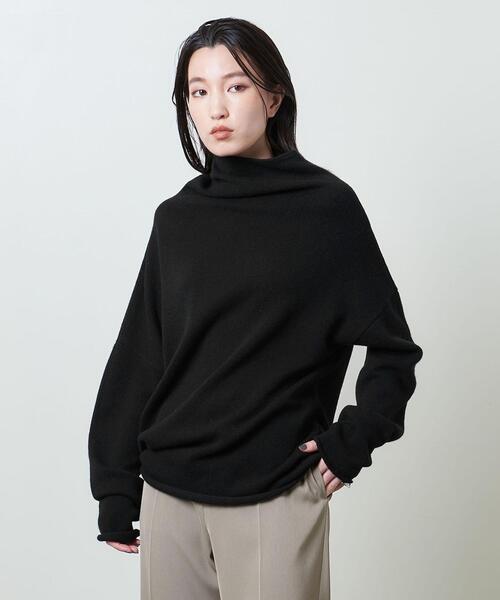 MARW UNITED ARROWS アシンメトリー　ウールニット　ブラウン MARW UNITED ARROWS（マルゥ ユナイテッドアローズ）の「＜MARW