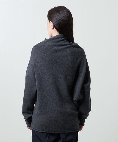 MARW UNITED ARROWS アシンメトリー　ウールニット　ブラウン MARW UNITED ARROWS（マルゥ ユナイテッドアローズ）の「＜MARW