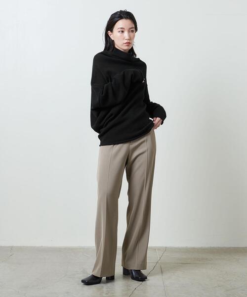 MARW UNITED ARROWS アシンメトリー　ウールニット　ブラウン MARW UNITED ARROWS（マルゥ ユナイテッドアローズ）の「＜MARW