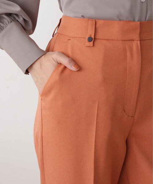 N.（N. Natural Beauty Basic）（エヌエヌナチュラルビューティーベーシック）の「【松井愛莉さん着用】◆ボタンループストレートパンツ（その他パンツ・レディース・グレー/オレンジ/ブルー・MEDIUM）」の12枚目の写真