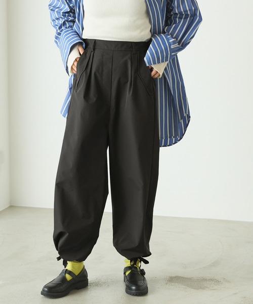 forksy.(フォルクシー)の「【forksy.】ヘムドロストスノーカモパンツ(その他パンツ・レディース・パープル/アイボリー/ブラック・FREE)」の2枚目の写真