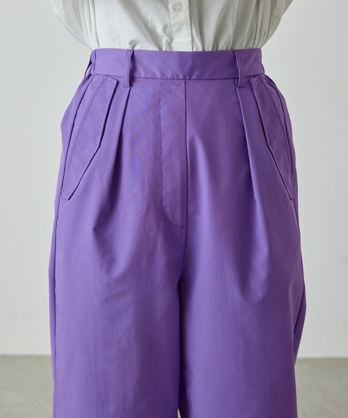 forksy.(フォルクシー)の「【forksy.】ヘムドロストスノーカモパンツ(その他パンツ・レディース・パープル/アイボリー/ブラック・FREE)」の10枚目の写真