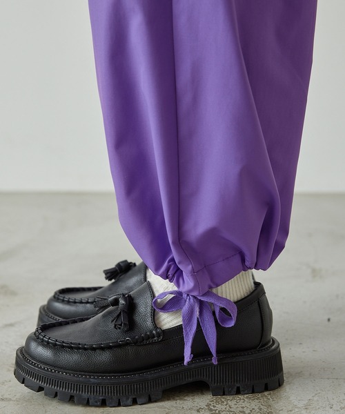 forksy.(フォルクシー)の「【forksy.】ヘムドロストスノーカモパンツ(その他パンツ・レディース・パープル/アイボリー/ブラック・FREE)」の9枚目の写真