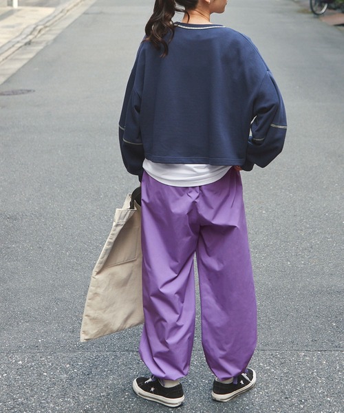 forksy.(フォルクシー)の「【forksy.】ヘムドロストスノーカモパンツ(その他パンツ・レディース・パープル/アイボリー/ブラック・FREE)」の14枚目の写真