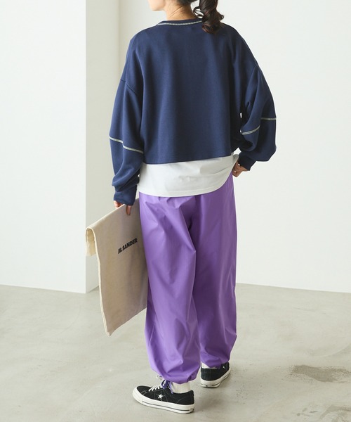 forksy.(フォルクシー)の「【forksy.】ヘムドロストスノーカモパンツ(その他パンツ・レディース・パープル/アイボリー/ブラック・FREE)」の16枚目の写真
