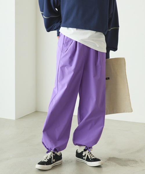 forksy.(フォルクシー)の「【forksy.】ヘムドロストスノーカモパンツ(その他パンツ・レディース・パープル/アイボリー/ブラック・FREE)」の17枚目の写真