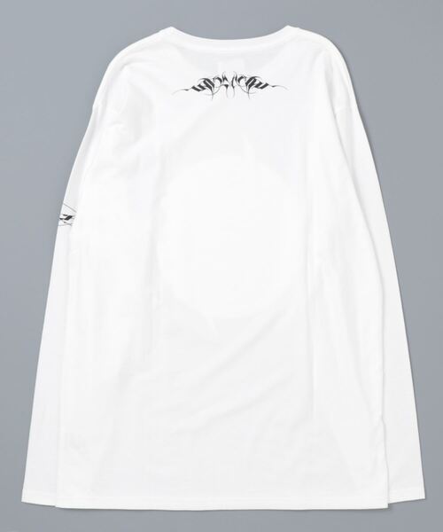 TOKYO DEPARTMENT STORE（トウキョウデパートメントストア）の「【ARCHON】GUCCIMAZE ファニングロングスリーブティー（Tシャツ/カットソー・メンズ・ホワイト/ブラック・MEDIUM/LARGE/LL）」の4枚目の写真