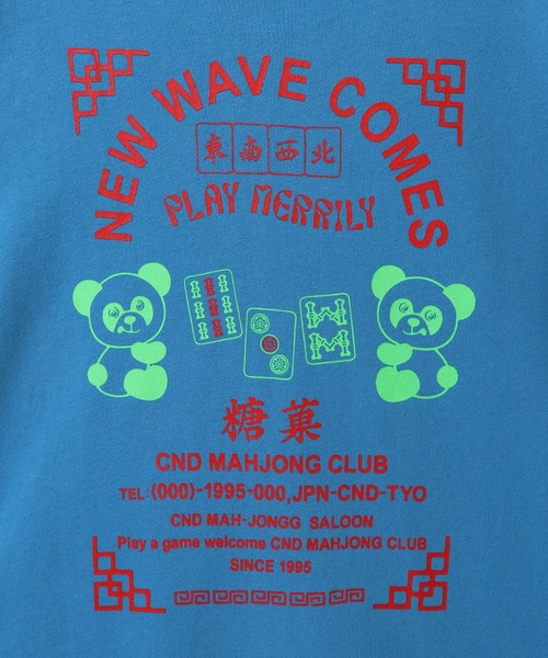 Candy Stripper（キャンディストリッパー）の「CND MAHJONG CLUB SWEAT ワンピース（スウェット・レディース・ホワイト/ピンク/ブラック/ブルー・2）」の13枚目の写真