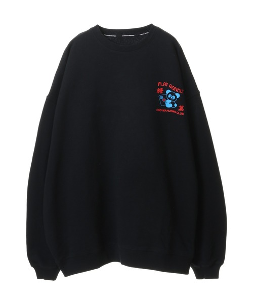Candy Stripper（キャンディストリッパー）の「CND MAHJONG CLUB SWEAT ワンピース（スウェット・レディース・ホワイト/ピンク/ブラック/ブルー・2）」の7枚目の写真