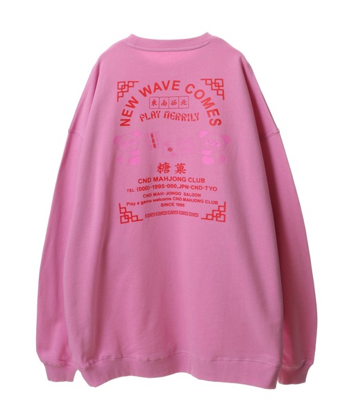 Candy Stripper（キャンディストリッパー）の「CND MAHJONG CLUB SWEAT ワンピース（スウェット・レディース・ホワイト/ピンク/ブラック/ブルー・2）」の22枚目の写真