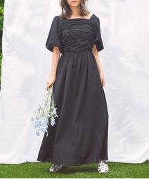 N WITH. | パフスリーブワンピース(ワンピース)