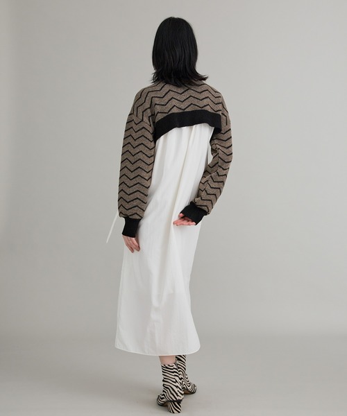 PUBLIC TOKYO（パブリックトウキョウ）の「【洗える】ハイネックマイクロショートニット（ニット/セーター・レディース・オレンジ/その他2/ダークグレー/ミント・FREE）」の16枚目の写真