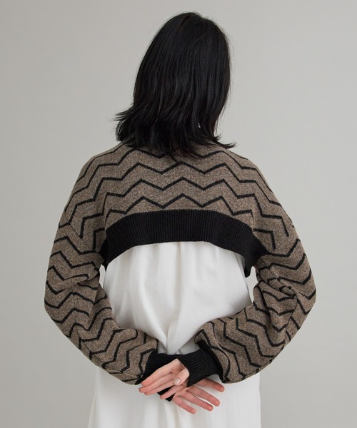 PUBLIC TOKYO（パブリックトウキョウ）の「【洗える】ハイネックマイクロショートニット（ニット/セーター・レディース・オレンジ/その他2/ダークグレー/ミント・FREE）」の18枚目の写真