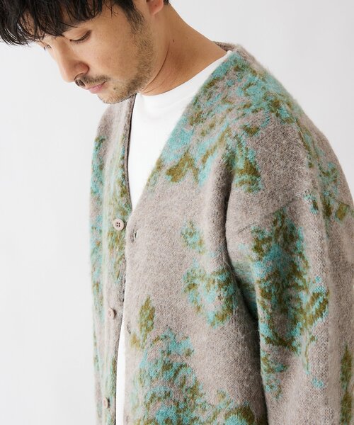 JOURNAL STANDARD(ジャーナルスタンダード)の「モヘア混 スプラッシュ ジャガードニットカーディガン(カーディガン/ボレロ・メンズ・ブラック/ベージュ/ライトグリーン/ラベンダー/ブラック系その他/ベージュ系その他・MEDIUM/LARGE)」の21枚目の写真