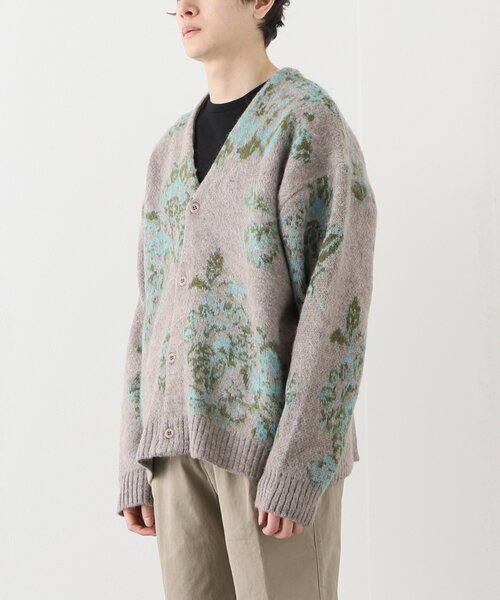 73chan　ノルディックジャガードカーディガン　モヘヤ混 73chan様専用 ノルディックジャガードカーディガン モヘヤ混 - メルカリ