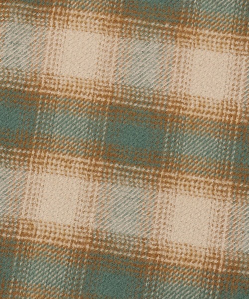 studio CLIP（スタディオクリップ）の「ダブルチェックフリンジストール（ストール/ショール・レディース・ブラック/イエロー/グリーン/オレンジ・FREE）」の22枚目の写真