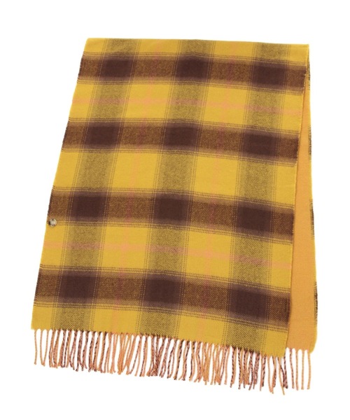 studio CLIP（スタディオクリップ）の「ダブルチェックフリンジストール（ストール/ショール・レディース・ブラック/イエロー/グリーン/オレンジ・FREE）」の8枚目の写真