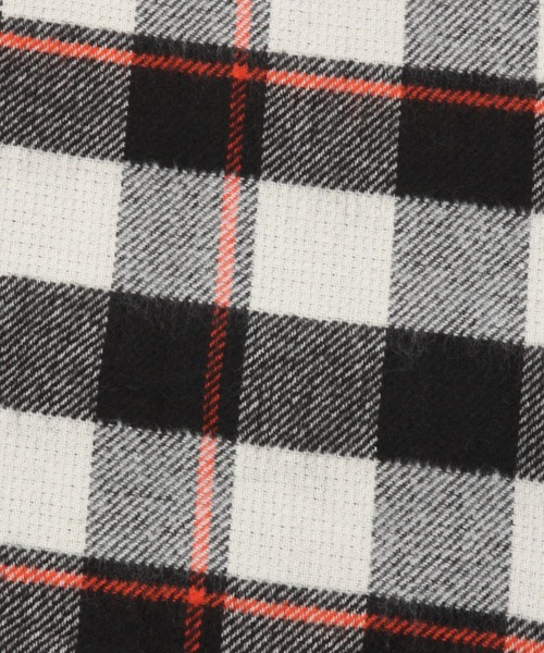 studio CLIP（スタディオクリップ）の「ダブルチェックフリンジストール（ストール/ショール・レディース・ブラック/イエロー/グリーン/オレンジ・FREE）」の11枚目の写真