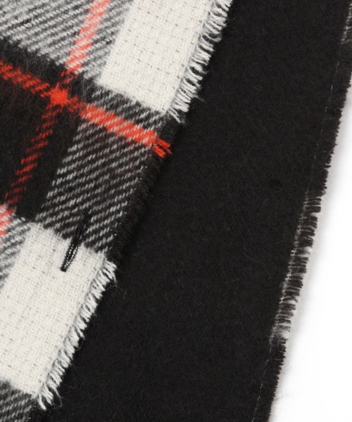 studio CLIP（スタディオクリップ）の「ダブルチェックフリンジストール（ストール/ショール・レディース・ブラック/イエロー/グリーン/オレンジ・FREE）」の14枚目の写真