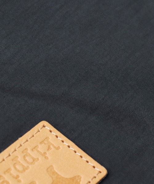 本革レザーパッチ タフタナイロン 2WAY ショルダートートバッグ A4対応（トートバッグ）｜kippis（キッピス）