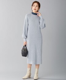 【洗える】スムースタッチ ニット ワンピース