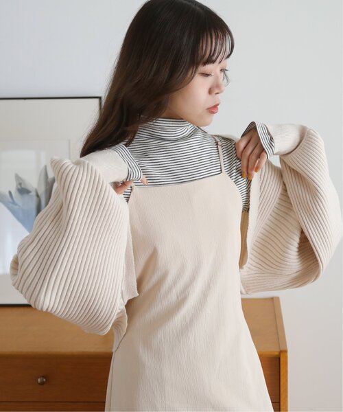 RAY CASSIN（レイカズン）の「ボーダーアソートリブインナー（Tシャツ/カットソー・レディース・オフホワイト/ベージュ系その他/キナリ・FREE）」の6枚目の写真