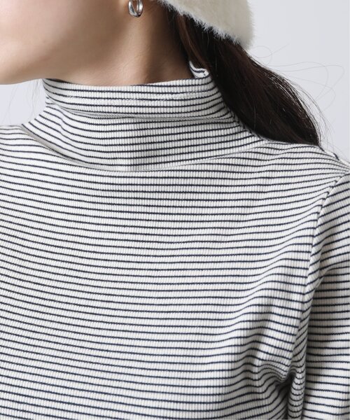 RAY CASSIN（レイカズン）の「ボーダーアソートリブインナー（Tシャツ/カットソー・レディース・オフホワイト/ベージュ系その他/キナリ・FREE）」の7枚目の写真