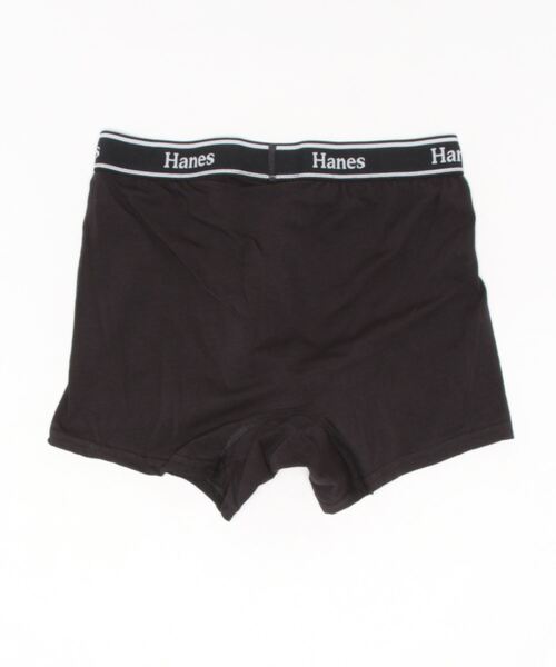 HANES（ヘインズ）の「【HANES】ベア天ムジボクサー（ボクサーパンツ・メンズ・ブラック/グレー/ネイビー/ブラック×レッド・L/M/XL）」の5枚目の写真