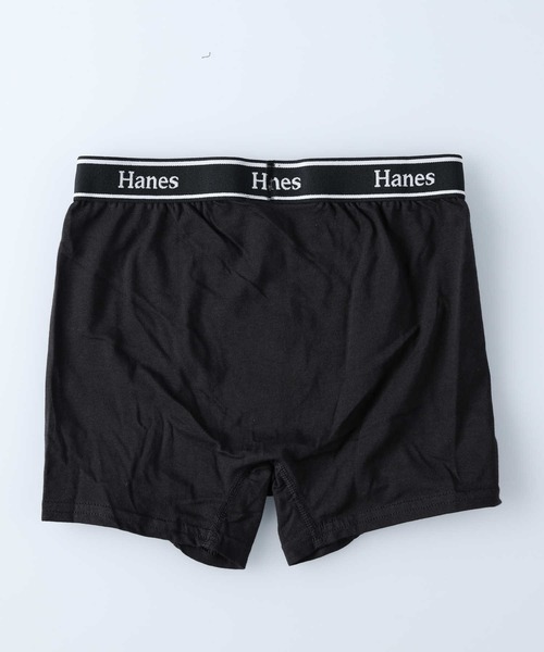 HANES（ヘインズ）の「【HANES】ベア天ムジボクサー（ボクサーパンツ・メンズ・ブラック/グレー/ネイビー/ブラック×レッド・L/M/XL）」の7枚目の写真