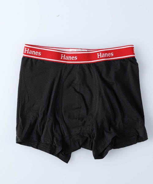 HANES（ヘインズ）の「【HANES】ベア天ムジボクサー（ボクサーパンツ・メンズ・ブラック/グレー/ネイビー/ブラック×レッド・L/M/XL）」の8枚目の写真