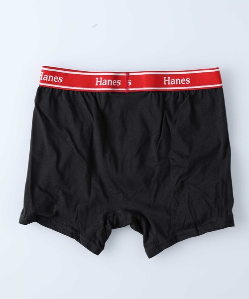 HANES（ヘインズ）の「【HANES】ベア天ムジボクサー（ボクサーパンツ・メンズ・ブラック/グレー/ネイビー/ブラック×レッド・L/M/XL）」の9枚目の写真