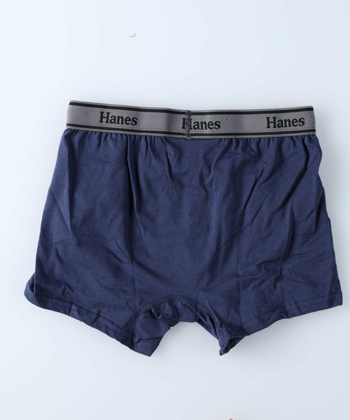 HANES（ヘインズ）の「【HANES】ベア天ムジボクサー（ボクサーパンツ・メンズ・ブラック/グレー/ネイビー/ブラック×レッド・L/M/XL）」の13枚目の写真
