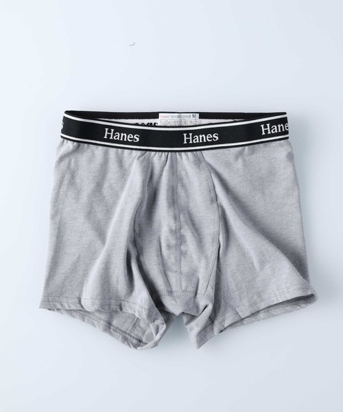 HANES（ヘインズ）の「【HANES】ベア天ムジボクサー（ボクサーパンツ・メンズ・ブラック/グレー/ネイビー/ブラック×レッド・L/M/XL）」の10枚目の写真