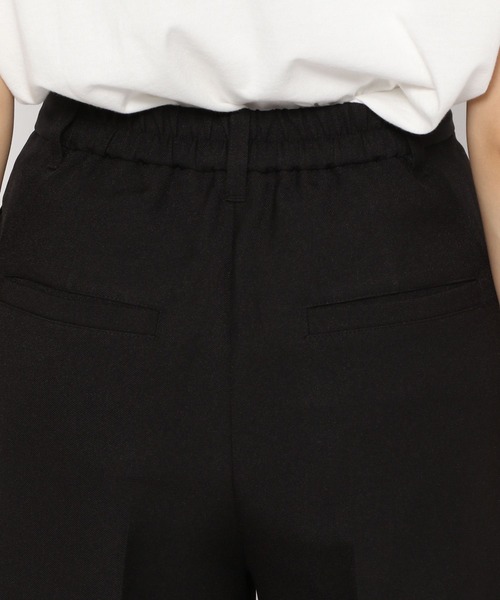 LOWRYS FARM（ローリーズファーム）の「メランジピンタックショートパンツ２　175000（その他パンツ・レディース・ブラック/アイボリー/ブラウン・FREE）」の9枚目の写真