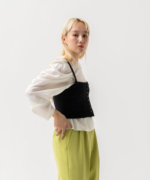 CITEN（シテン）の「＜CITEN＞ニットビスチェ（ベスト）」 - WEAR