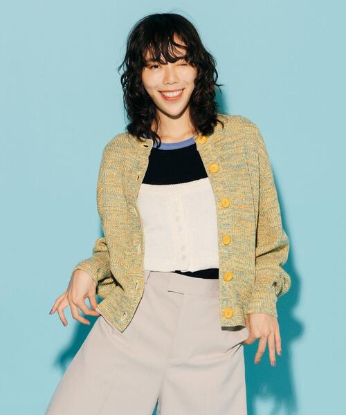 CITEN(シテン)の「<CITEN>ニットビスチェ(ベスト・レディース・ホワイト/ブラック・FREE)」の18枚目の写真