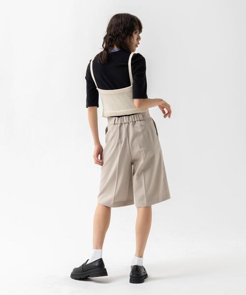 CITEN(シテン)の「<CITEN>ニットビスチェ(ベスト・レディース・ホワイト/ブラック・FREE)」の21枚目の写真