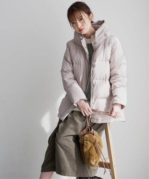 ikka(イッカ)の「エコファー巾着2WAYショルダーバッグ(ショルダーバッグ・レディース・ダークグリーン/オフホワイト/マスタード・FREE)」の20枚目の写真