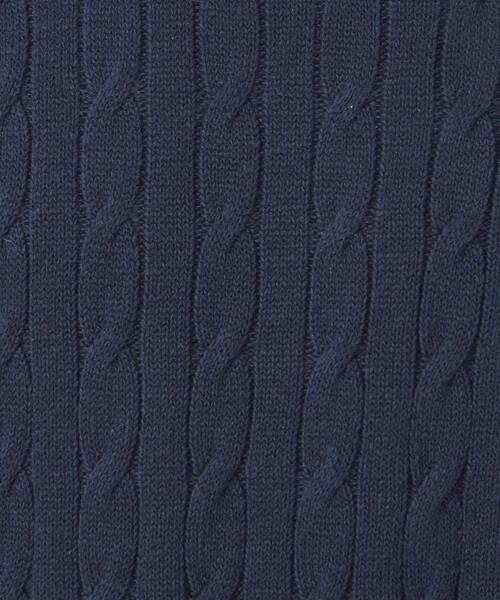 green label relaxing（グリーンレーベルリラクシング）の「ケーブル編み クルーネック ニット（ニット/セーター・メンズ・ホワイト/ケリー/ネイビー/イエロー・M/L/S/XL）」の22枚目の写真