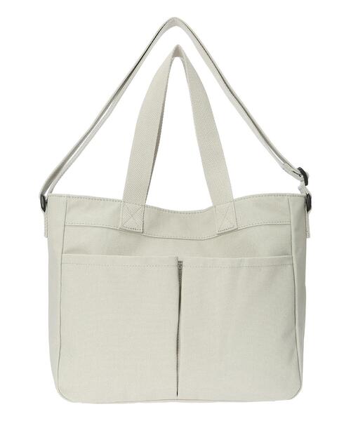 Lugnoncure（ルノンキュール）の「キャンバストート（ハンドバッグ・レディース・キナリ/グレー・ﾌﾘ-）」の6枚目の写真