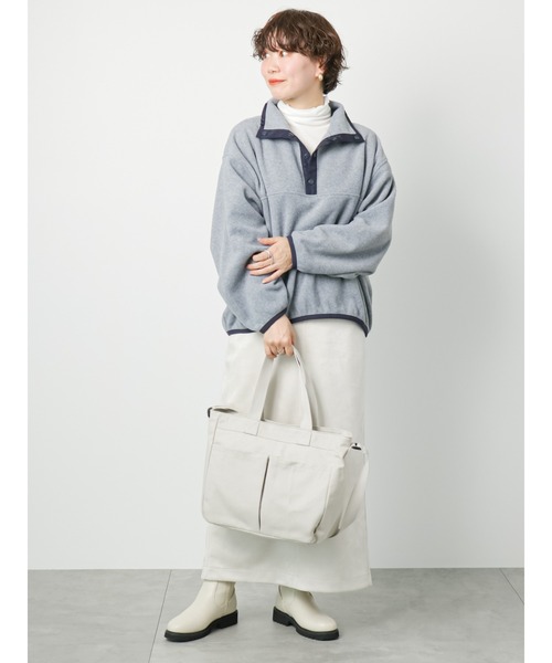 Lugnoncure（ルノンキュール）の「キャンバストート（ハンドバッグ・レディース・キナリ/グレー・ﾌﾘ-）」の4枚目の写真