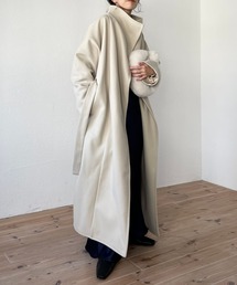 wee9s | daily daily buddy coat / デイリーデイリーバディコート(ノーカラーコート)