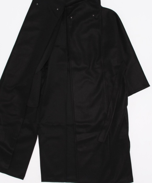 wee9s（ウィークス）の「daily daily buddy coat / デイリーデイリーバディコート（ノーカラーコート・レディース・ブラック/グレー/ベージュ・FREE）」の5枚目の写真