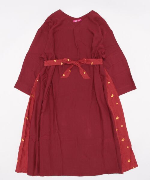 カヤ(カヤ)の「【カヤ】春乃野 八掛ワンピース(ワンピース・レディース・レッド/ブラック/ホワイト・FREE)」の3枚目の写真