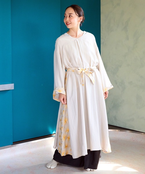 カヤ(カヤ)の「【カヤ】春乃野 八掛ワンピース(ワンピース・レディース・レッド/ブラック/ホワイト・FREE)」の1枚目の写真