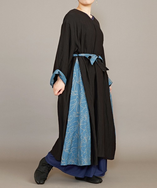 カヤ(カヤ)の「【カヤ】春乃野 八掛ワンピース(ワンピース・レディース・レッド/ブラック/ホワイト・FREE)」の9枚目の写真