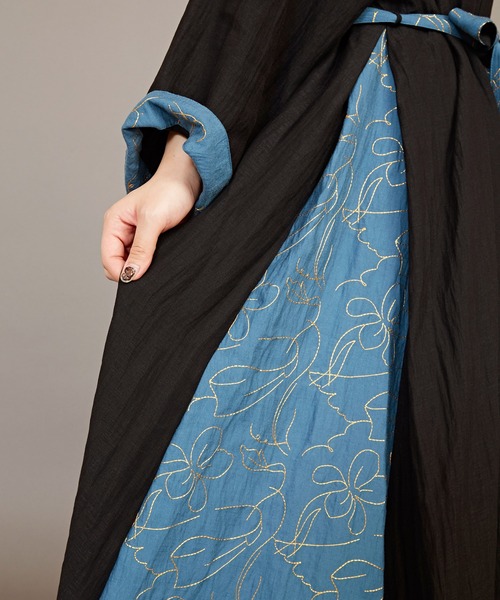 カヤ(カヤ)の「【カヤ】春乃野 八掛ワンピース(ワンピース・レディース・レッド/ブラック/ホワイト・FREE)」の5枚目の写真