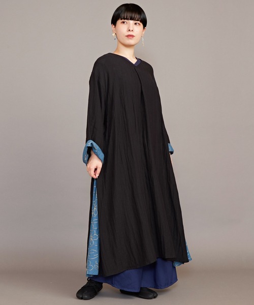 カヤ(カヤ)の「【カヤ】春乃野 八掛ワンピース(ワンピース・レディース・レッド/ブラック/ホワイト・FREE)」の7枚目の写真