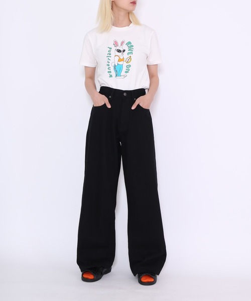 美品・新品未使用プニュズのツイルバギーパンツ セール】ツイルバギーパンツ（その他パンツ）｜PUNYUS（プニュズ